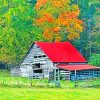 Countryside House paint by numbers