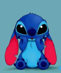 Cute Stitch paint by numbers