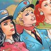 DC Bombshells painting by numbers