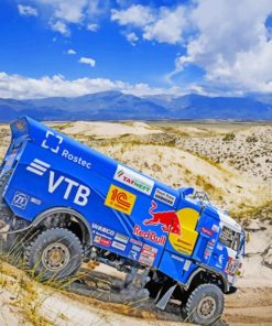 Truck Dakar Rallying paint by numbers