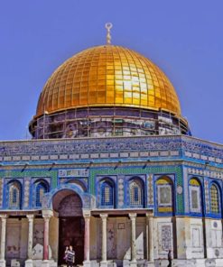 Dome Of The Rock Al Quds painting by numbers