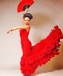 Flamenco Dancer paint by numbers