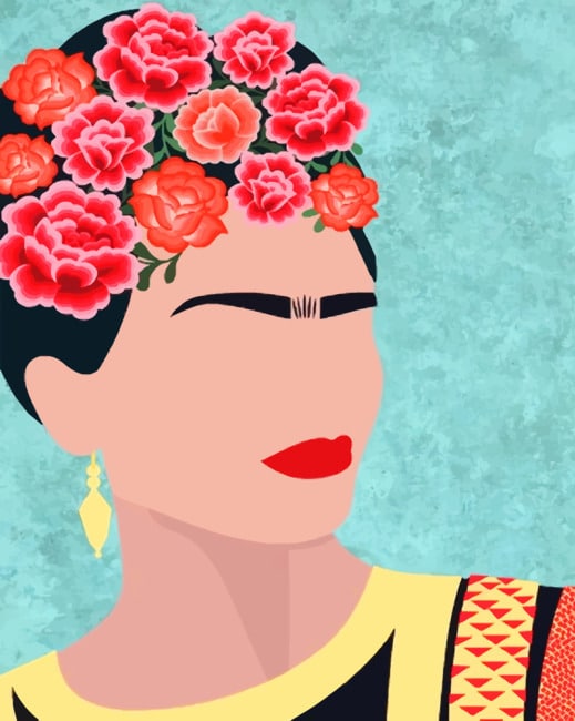 Frida Kahlo Artwork paint by numbers