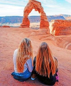 Friends In Arches National Park paint by numbers