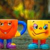 Two Funny Mugs paint by numbers