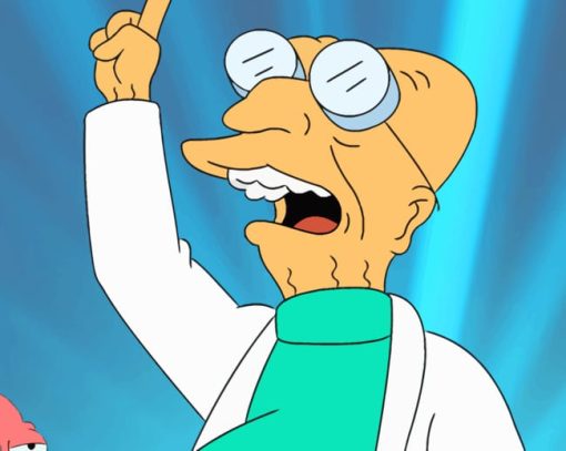 Professor Farnsworth painting by numbers