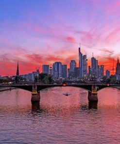 Sunrise In A German City paint by numbers