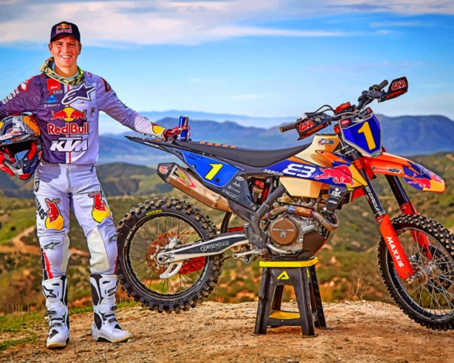 Giacomo Redondi And His Bike paint by numbers