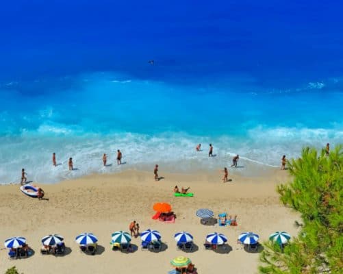Golden Beach During Summer Time painting by numbers