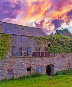 Ballymagorry's Ruins In Ireland paint by numbers