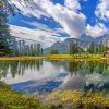 Italian Lake And Mountains paint by numbers