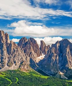 Italian Mountains paint by numbers