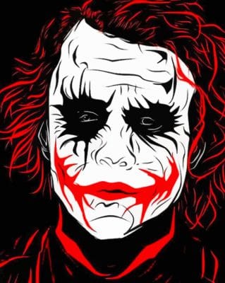 Jocker Dark Night painting by numbers