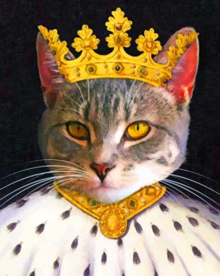 King Cat paint by numbers