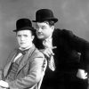 Laurel And Hardy Black And white paint by numbers