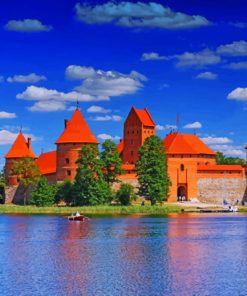 Galve Lake And Trakai Castles paint by numbers