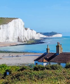 Sea Coast In England paint by numbers