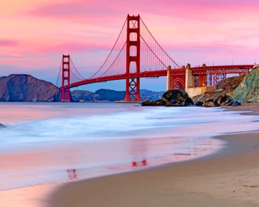 San Francisco Bay paint by numbers