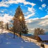 Switzerland's Snowy Mountains paint by numbers