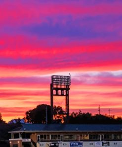 Colorful Cloudy Sunset paint by numbers