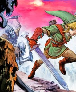 The Legend Of Zelda Warrior paint by numbers