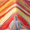 Man In rainbow mountains Peru paint by numbers