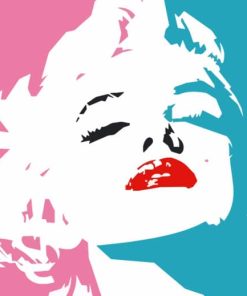 Marilyn Monroe painting by numbers