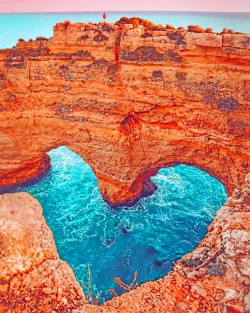 Marinha Beach paint by numbers