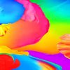 Mixed Rainbow Colors paint by numbers