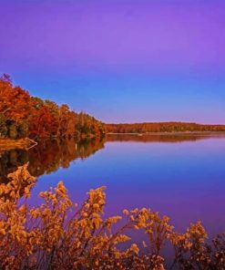 Moonlight Reflection paint by numbers