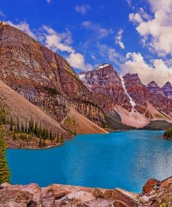 Moraine Lake painting by numbers