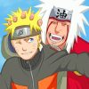 Naruto And Jiraiya Anime paint by numbers