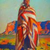 Native American Woman paint by numbers