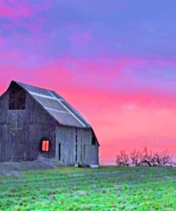 Old Barn Farm paint by numbers