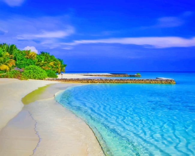 Pacific Ocean Of The World painting by numbers