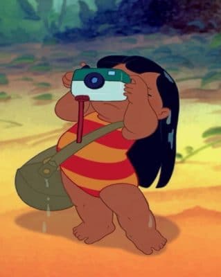 Photographer Lilo paint by numbers