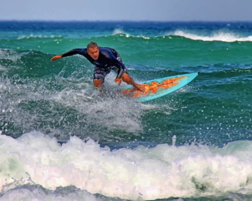 Rider On A Wave painting by numbers