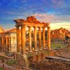 Ancient Roman Forum paint by numbers