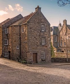 Buildings In Edinburgh City paint by numbers