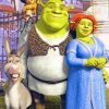 Shrek And Fiona Anime paint by numbers