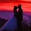 Silhouette Of Two Lovers painting by numbers