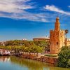 Torre Del Oro In Spain paint by numbers