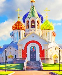 St Igor Church Russia paint by numbers