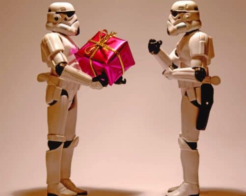 Stormtrooper Christmas painting by numbers