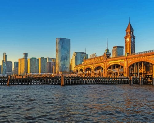 American Skyscrapers On The Coast paint by numbers