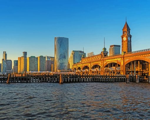 American Skyscrapers On The Coast paint by numbers
