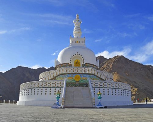 Temple In India paint by numbers