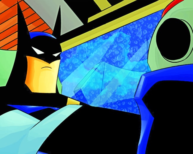 The Batman painting by numbers