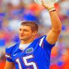 Tim Tebow Florida Gators paint by numbers