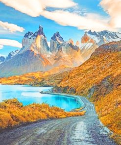 Torres Del Paine National Park paint by numbers